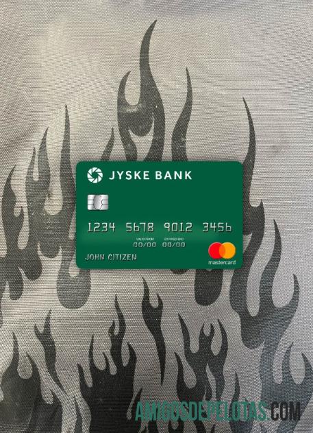 Dinamarca Jyske Bank Mastercard Photolook Front exemplo
